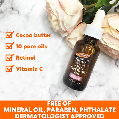 Palmer's Cocoa Butter formula with Vitamin E Skin Therapy Oil Face, Rosehip Fragrance 30ml - Lip Balms