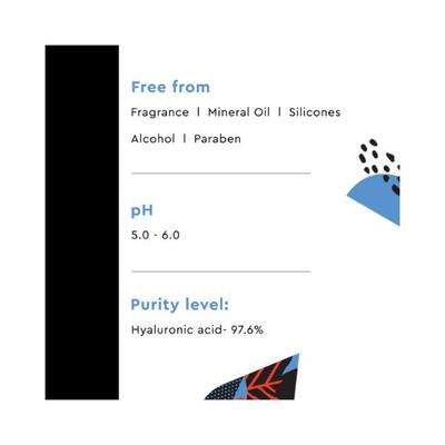 Kiro Face Serum 3% Hyaluronic Acid for Intense Hydration and Healthy Glow 30.0 ml - Face Gels