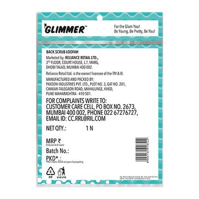 Glimmer Back Scrub Loofah 1's - Loofahs & Sponges