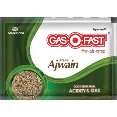 Gas O Fast Active Ajwain (Pack Of 6 x 5 g) - Acidity