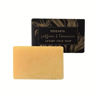 Purearth Turmeric & Saffron Luxury Cold Soap 100 gm - Soaps