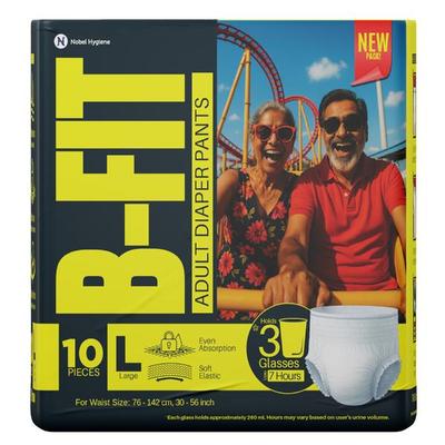 B-Fit Adult Economy TAPE Diaper (L) 10's - Adult Diapers & Pads