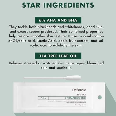 Dr. Oracle 21 Stay A Thera Peeling Stick 60G 10's - Face Gels