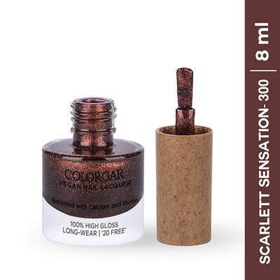 Colorbar Vegan Nail Lacquer - Scarlett Sensation 300 8 ml - Nail Polish