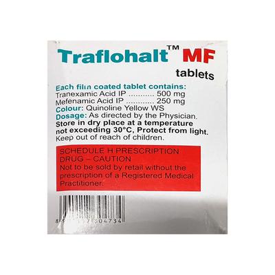 TRAFLOHALT MF Tablet 10's - Bleeding Disorders-Hae