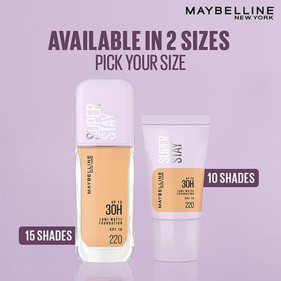 Maybelline New York Super Stay Lumi Matte Liquid Foundation, 30HR Long Lasting, 310 18 ml - Foundation
