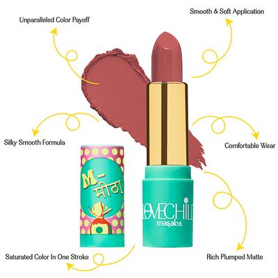 LoveChild Masaba For the Kid in You 05 Meetha Luxe Matte Lipstick 4 gm - Lipsticks