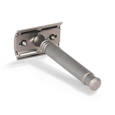 Hajamat Spade Ultra High Grade, Stainless Steel 304, Gunmetal Finish 1's - Razors & Cartridges