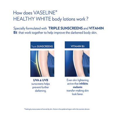 Vaseline Healthy Bright Daily Brightening Even Tone Body Lotion 50ml - Lotions & Creams