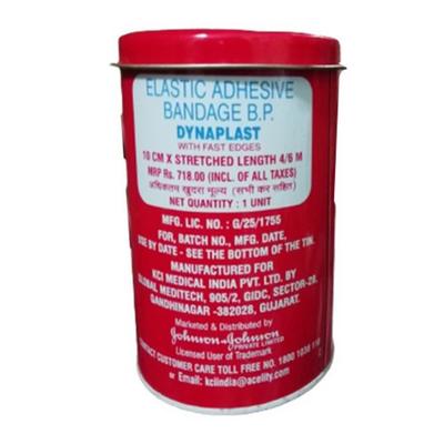 Dynaplast Elastic Adhesive Bandage B.P. (10 cm x 4/6 m) 1's - Bandages & Dressings