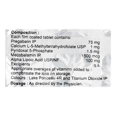 NEVIRIN Tablet 15's - Neuropathic Pain-Dru