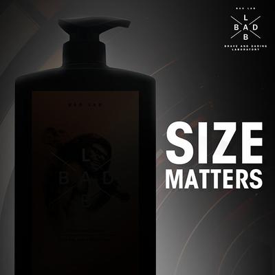 Bad Lab Caveman Cleaner 3-in-1 Hair, Face, Body Shampoo 800 ml - Shower Gels & Body Wash