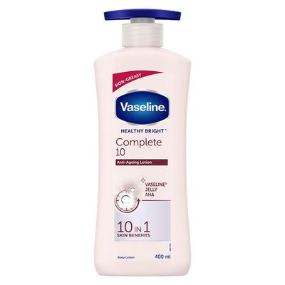 Vaseline Healthy Bright 10 in 1 skin benefit Complete 10 anti - ageing lotion Body Lotion 400ml - Lotions & Creams