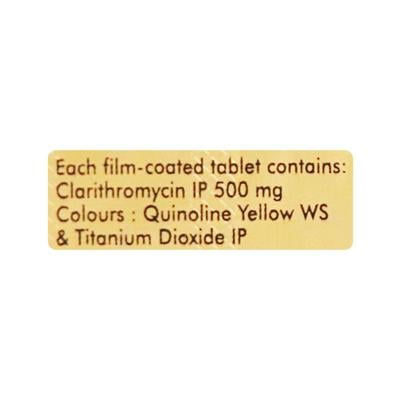 Clariwin 500mg Tablet 10'S - Bacterial Infections-Mac
