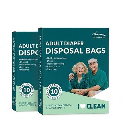 Sirona Adult Diaper Disposal Bags (Pack 2 x 10's) - Adult Diapers & Pads