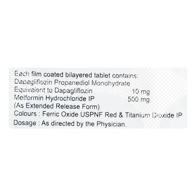 DAPAHENZ M 10/500 Tablet 10's - Diabetes-Ant