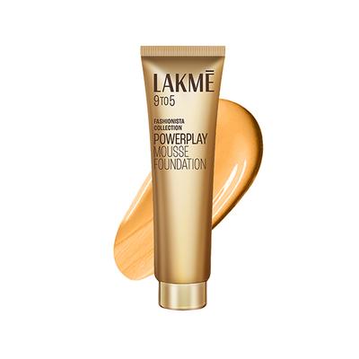 Lakme 9to5 Powerplay Mousse Foundation, Beige Vanilla, 25gm - Foundation