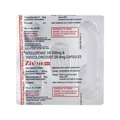 ZIX MR OD Capsule 5'S - Pain relief-Nsa