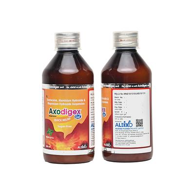 AXODIGEX SUGAR FREE MINT FLAVOUR Gel 200ml - Ulcer/Reflux/Flatulence-Aaa
