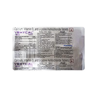 Vehycal (Non-Veg) Tablet 10'S - Supplements-Vam