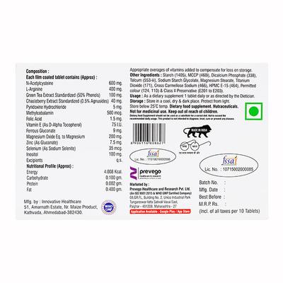 INFERTIVAG F Tablet 10's - Supplements-Vam