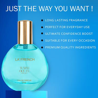 La French Warm Ocean Men Perfume - Premium Long-Lasting Fragrance For Men 30 ml - Men Perfumes (Edt/Edp)