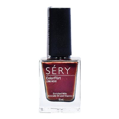Sery Color Flirt Nail Paint, Color Shifting Polish, Brown Golden Tinch 10 ml - Nail Polish