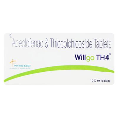 Willgo TH 4mg Tablet 10'S - Pain relief-Nsa