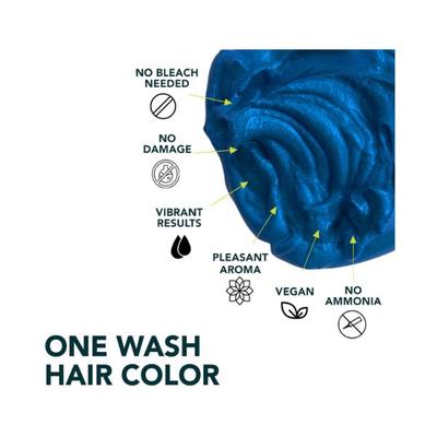 Paradyes Denim Blue Temporary One Wash Hair Color 45 gm - Crème