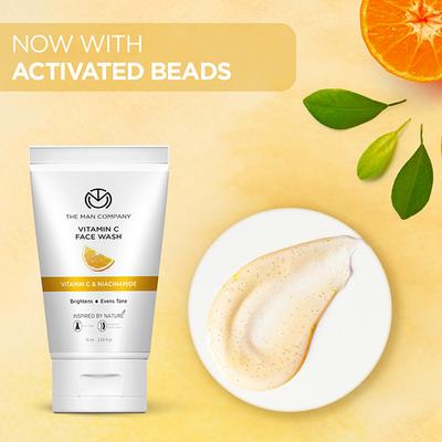 The Man Company Anti Ageing & Skin Brightening Vitamin C Face Wash 75 ml - Face Washes