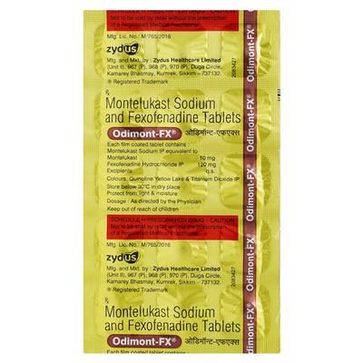 ODIMONT FX Tablet 15's - Allergies-Ant