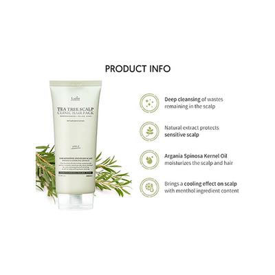 Lador Tea Tree Scalp Clinic Hair Pack 200 ml - Hair Masks & Packs