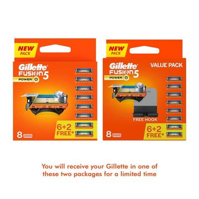 Gillette Fusion 5 Power Cartridges 8's - Razors & Cartridges