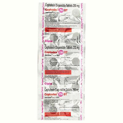 Cephadex DT 250mg Tablet 10'S - Bacterial Infections-Cep