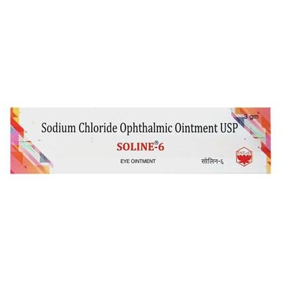 Soline 6 Eye Ointment 3Gm - Eye conditions-Oth