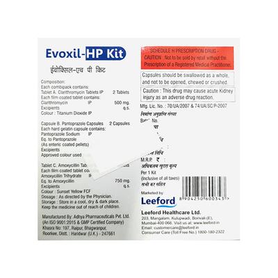 Evoxil HP Kit 1'S - H.Pylori Infection