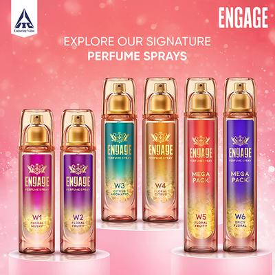 Engage Perfume Spray W5 for Women 160 ml - Body Mist/Spray