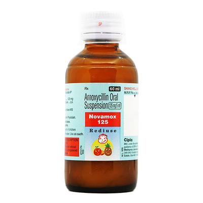 Novamox 125mg Rediuse Suspension 60ml - Bacterial Infections-Pen