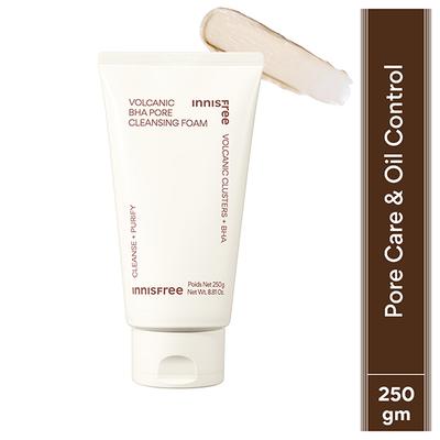 Innisfree Volcanic BHA Pore Cleansing Foam 250 gm - Scrubs & Exfoliants