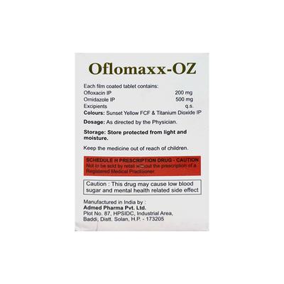 OFLOMAXX OZ Tablet 10's - Bacterial Infections-Qui