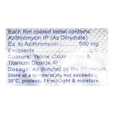 AZIRAY 500 Tablet 5's - Bacterial Infections-Mac