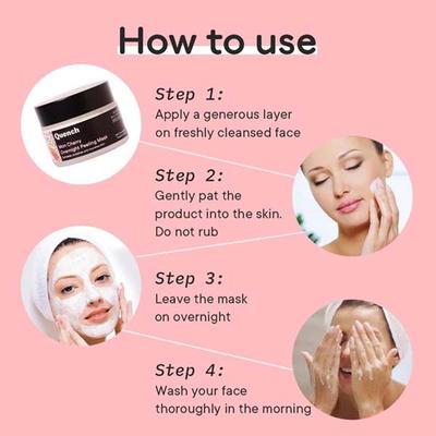 Quench Botanics Mon Cherry Overnight Peeling Mask 50 ml - Masks & Peels