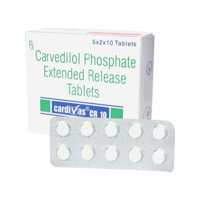 Cardivas CR 10mg Tablet 10'S - Hypertension-Bet