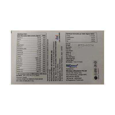COVINUS CZS Tablet 10's - Supplements-Vam