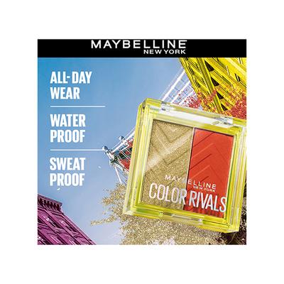 Maybelline New York Color Rivals Shadow Longwear Duo Eyeshadow Palette Chill x Daring 3 gm - Eyeliners