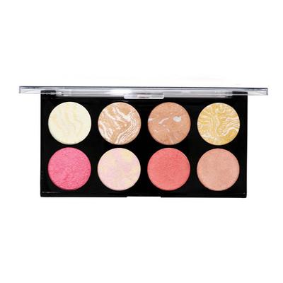 Half N Half HD Pro Blush & Highlight Makeup Multicolour Palette 02 18 gm - Face Palettes
