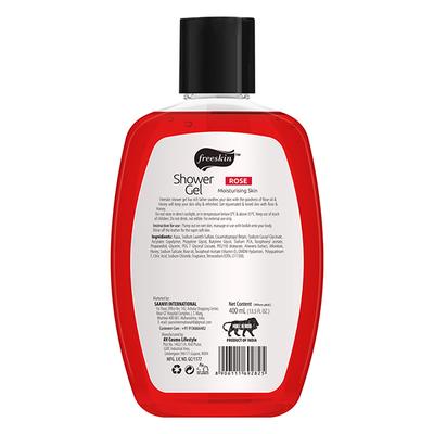 Freeskin Rose Shower Gel 400 ml - Shower Gels & Body Wash