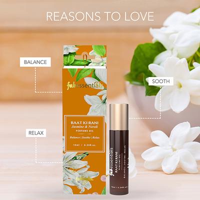 Fabessentials Raat Ki Rani Jasmine & Neroli Perfume Oil 10 ml - Perfumes (Edt/Edp)