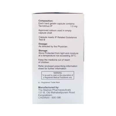 Tacstead 1mg Capsule 10'S - Immune Suppression