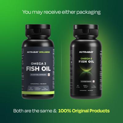 Buy Nutrabay Wellness Omega 3 Fish Oil 1000mg Capsule 60's Online at ...